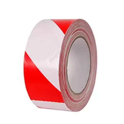 Scotch pentru marcaj 50mm х 33m, alb-rosu