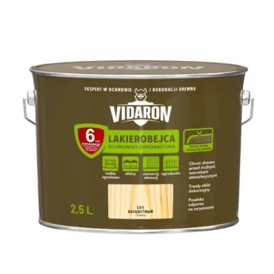 Lac VIDARON L09 palisandru indian 2,5L lac-bait pt lemn.