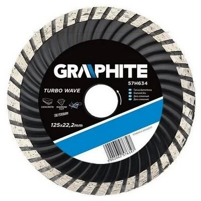 xDisc diamantat Turbo Wave 125x22.2 mm Graphite C-thumb-1