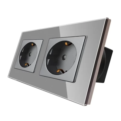 Priza GRI, dubla, 16A/86x157mm / Caligate