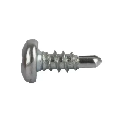 Șurub 3,5x9,5mm met-met până la 2,0mm cu autoforant, zinc-thumb-3