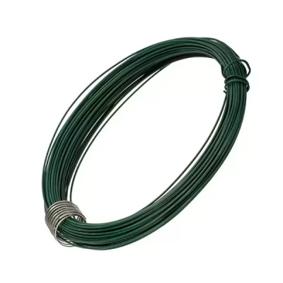 Sarma din otel cu invelis PVC si spirala de mentinere 1,1mm x 20m