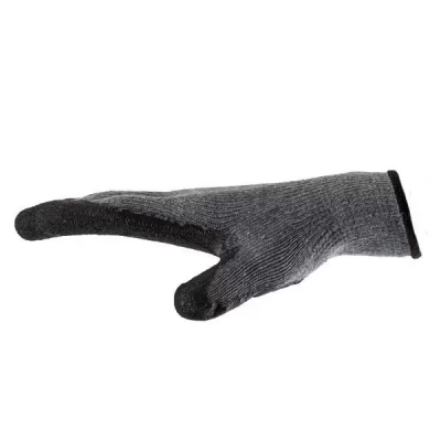 Manusi din poliester gri,acoperire spuma-thumb-2