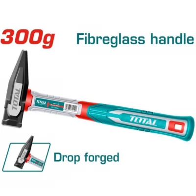 Ciocan lacatus 0.3kg maner fibra de sticla Total THT