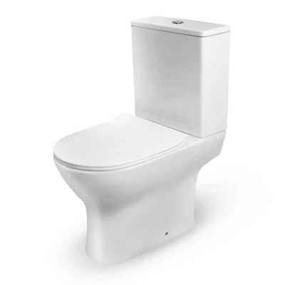 Vas WC compact Nomi Vittoria Rimless alim. infer. orizontal Soft close PP