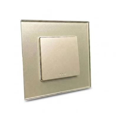 Intrerupator mecanic, GOLD, CAP SCARA, 1 clapa / 16A / Caligate