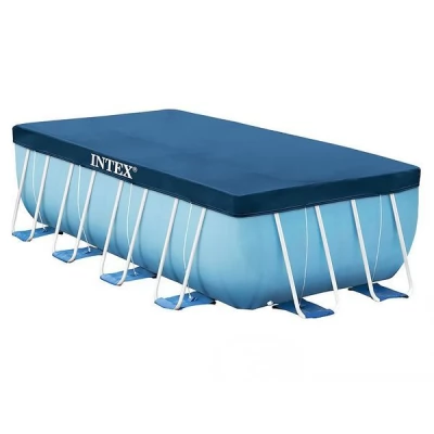 Husă pentru piscine cu cadru metalic dreptunghiular 400х200 cm
