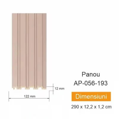 Panou de perete AP 056-193(122x12mm) 17buc
