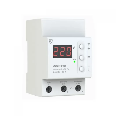 Releu de monitorizare a tensiunii 1F 32A 400V D32t ZUBR