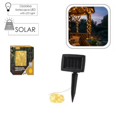 GHIRLANDA SOLARA LANTISOR 2M+9,9M,100 LED