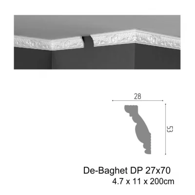 Plinta pentru tavan DP 27x60