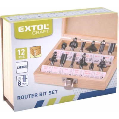 Set freze pt lemn, 12 buc. tija 8 mm-thumb-2