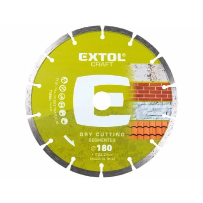 Disc diamantat, segmentat, taiere uscata 180×22.2mm, max.8600 rpm