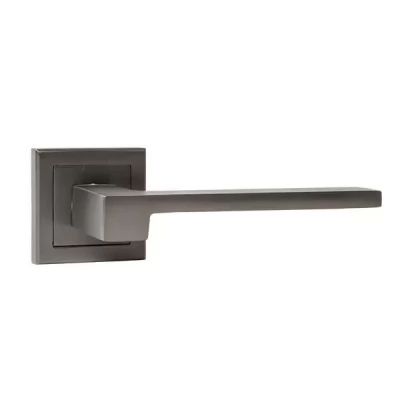 Maner pentru usa P07, p/u usi interne, aluminiu, baza patrata, culoarea grafit