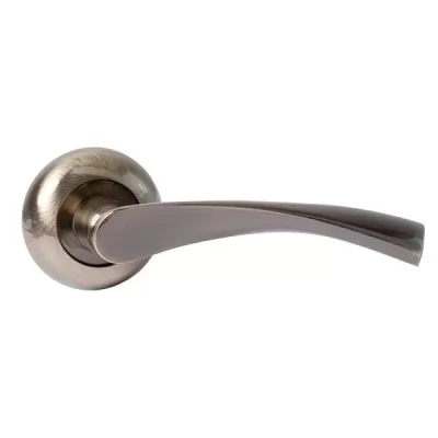 Maner pentru usa P01, p/u usi interne, aluminiu, baza rotunda, culoarea bronz antic