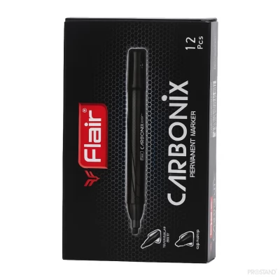 Marker permanent triunghi FLAIR Carbonix 1386 1/12/720 albastru