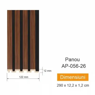 Panou de perete AP 056-26(122x12mm) 17buc