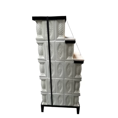 SOBA 5 Rinduri semineu pe COLT cu marmura alb-thumb-3