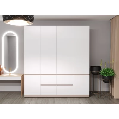 dulap-pentru-haine-bayro-harmony-2000x2200x550-cu-sertare-gri-piatra-thumb-2