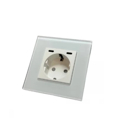 Priza ALB, cu 2 Type C/ 16A/20W/86x86mm / Caligate-thumb-2