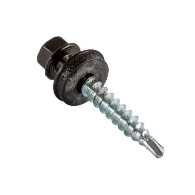 Șurub 4,8x35 autofiletant pe lemn WKRET/ RAL 9006 -thumb-2