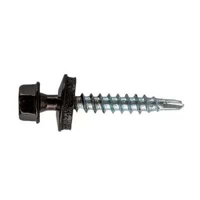 Șurub 4,8x35 autofiletant pe lemn WKRET/ RAL 9006 -thumb-3