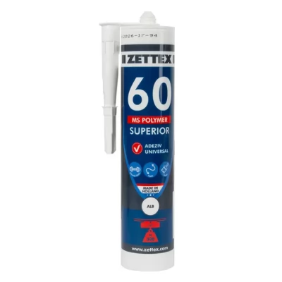 Adeziv-etansant polimeric MS 60_290ml, transparent Zettex