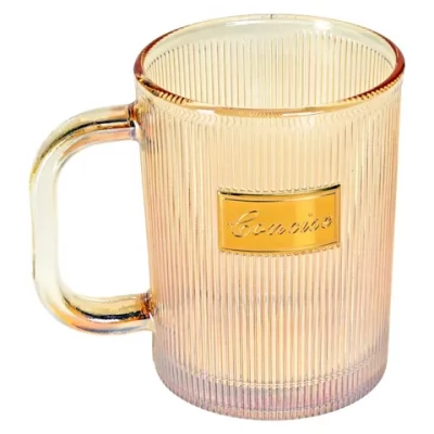 Cana din sticla 350 ml in cutie cadou transapenta