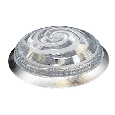 Corp de iluminat pentru bec LED 2xE27 rotund transparent alb IP20 TREND ATLAS ISILDAR