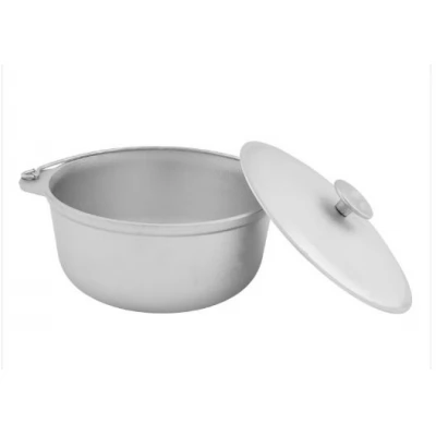 Ceaun tuci alum. alimentar cu capac 8litri
