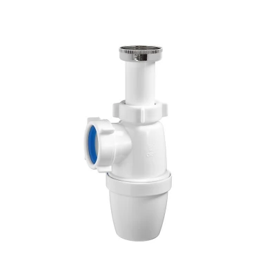 Sifon chiuveta tip"butelie" 1 1/2"x40 fara furtun gofrat Metline