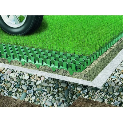 Pavaj ecologic A15 (gratar PE p/u protectia gazonului) 39.5x39.5 cm H40 verde-thumb-3