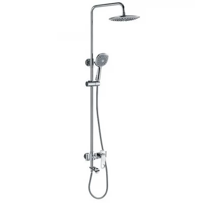 Baterie cu coloana de dus Mateco Inox cu pipa