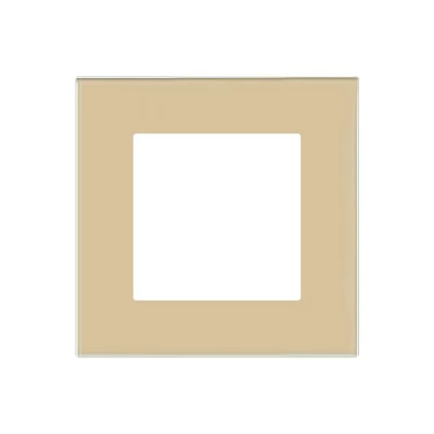 Ramă GOLD singulară CALIGATE din sticlă 86x86mm / Caligate-thumb-2