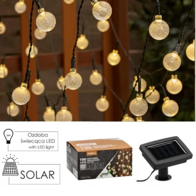 GHIRLANDA SOLARA 2M+9,9M,100 LED
