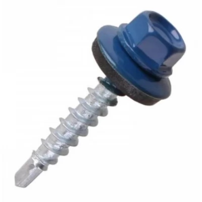 Surub autoforant p/u metal RAL 5005, 4,8x25_20 buc. WFS