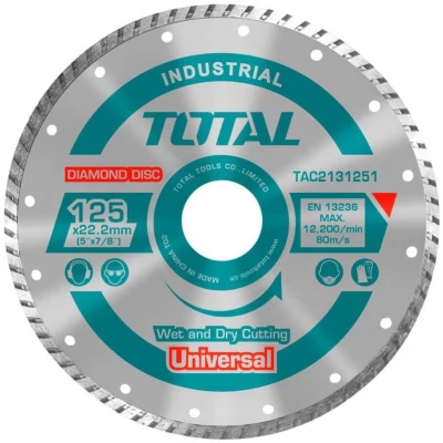 Disc diamantat turbo 125*22.23mm Total TAC21312