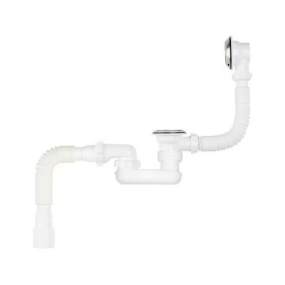 Sifon reglabil p/u cada 1 1/2x40 reglabil,cu bracotrd extensibil 40x40/50