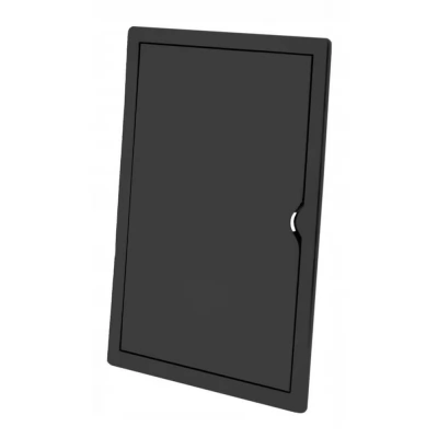 Usa de inspectie AirRoxy 02-806AGR Graphite 200x300 АBS plastic