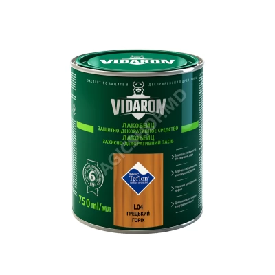 Lac VIDARON L04 nuc italian 0,75L, lac-bait pt lemn.