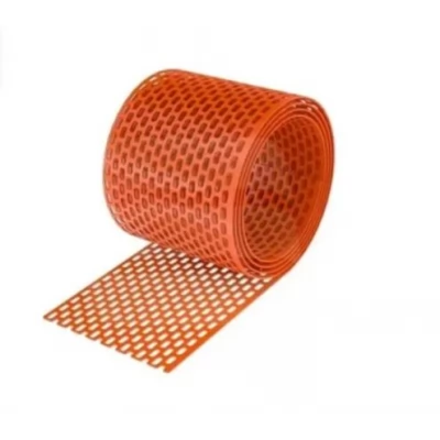 EUROVENT Grila ventilare 100mmx5m, Maro, RAL8019