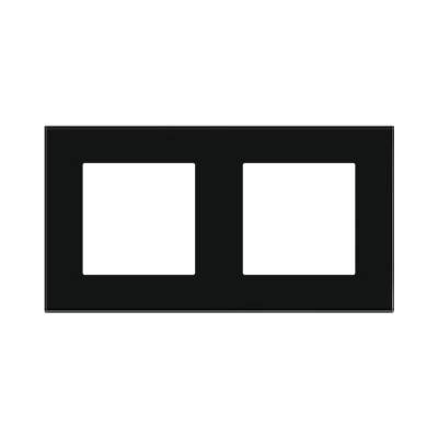 Ramă NEGRU dublă CALIGATE din sticlă 86x157mm / Caligate-thumb-2