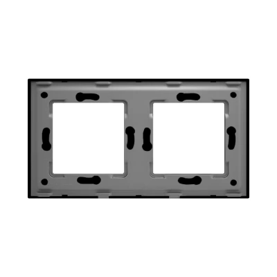 Ramă NEGRU dublă CALIGATE din sticlă 86x157mm / Caligate-thumb-4