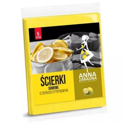 Carpe universale ANNA ZARADN, parfum de lamaie, 5 buc