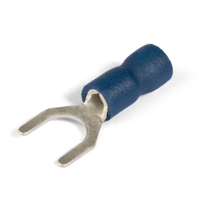 Papuci izolat tip furca SVS 2,0-4,0 mm albastru 100 bucati MegaWatt