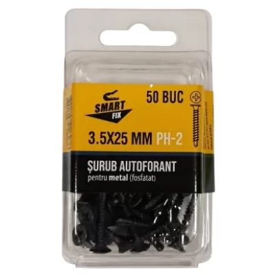 Surub 59SPF Autofor 3.5*35 Metal (fosf) Smartfx,50buc