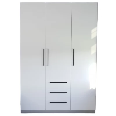 Dulap Bayro Serenity 1800x2200x518 gri asfalt / gri deschis cu 6 sertare 
