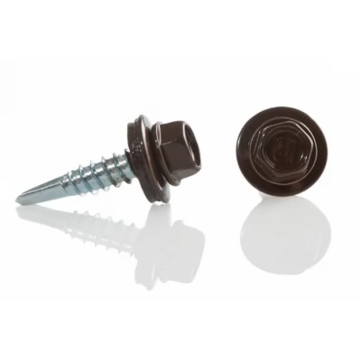 Surub autoforant p/u metal RAL 8017, 4,8x25_20 buc. WFS-thumb-2
