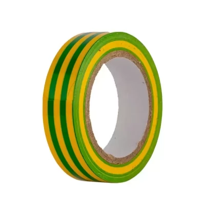 Banda electroizolanta PVC 10m*15mm*0,13mm galben-verde