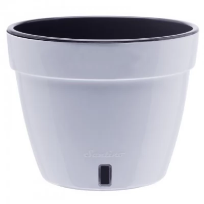 Ghiveci Asti 6.0L Alb-Negru